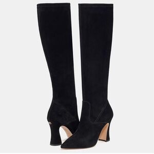 Coach Black Lace Up Boots